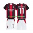 Camisola AC Milan Ibrahimović 11 Criança Equipamento Primeiro 2026-2027 Manga Curta